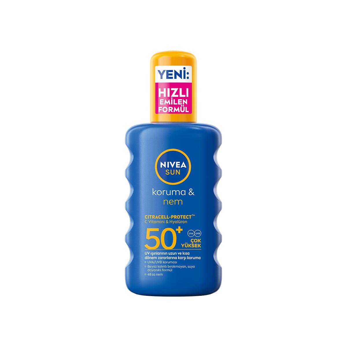 Koruma Nemlendirme SPF50+ Güneş Spreyi 200 ml