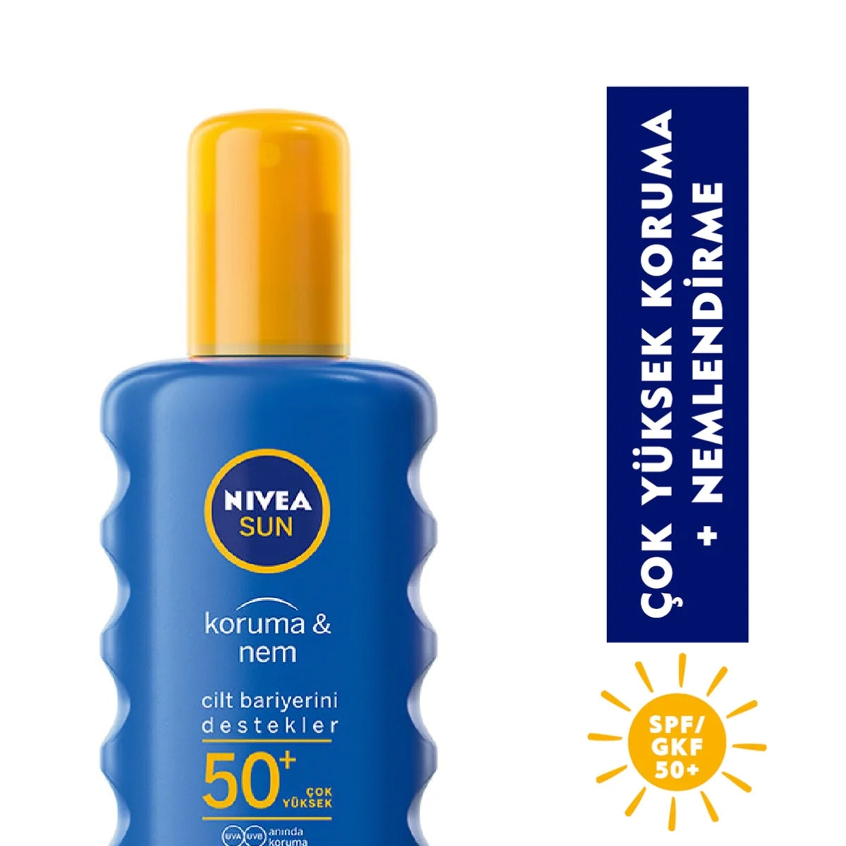 Koruma Nemlendirme SPF50+ Güneş Spreyi 200 ml



