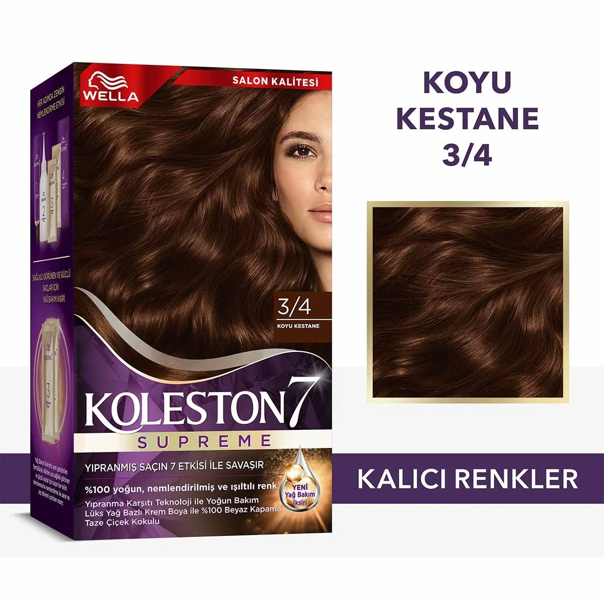Saç Boyası Koyu Kestane 3-4




