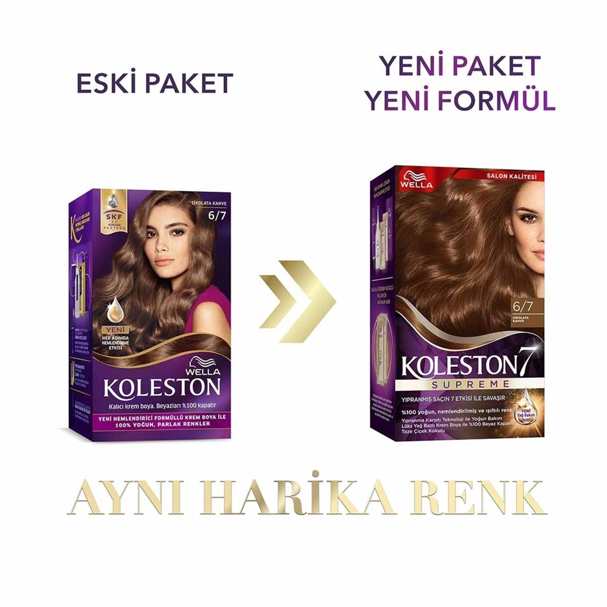 Saç Boyası Çikolata Kahve 6-7