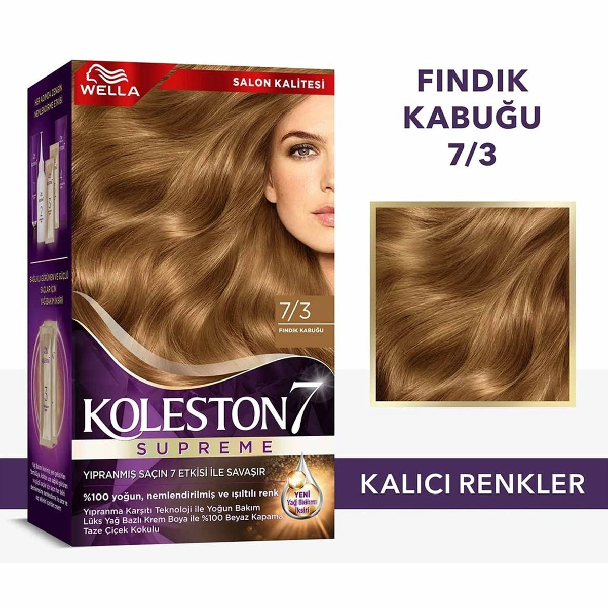 Saç Boyası Fındık Kabuğu 7-3