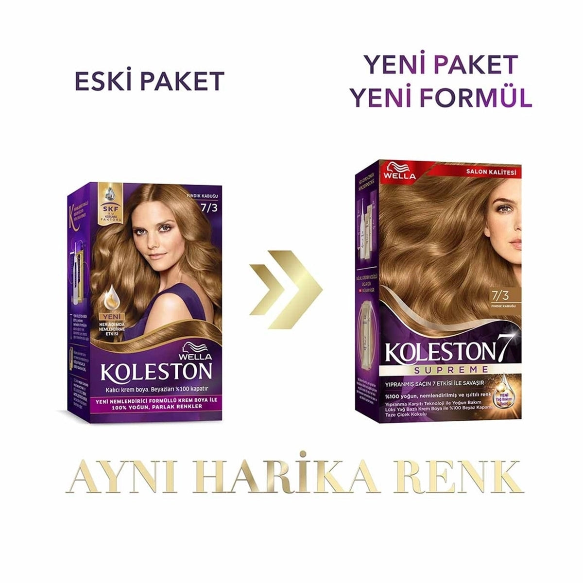 Saç Boyası Fındık Kabuğu 7-3