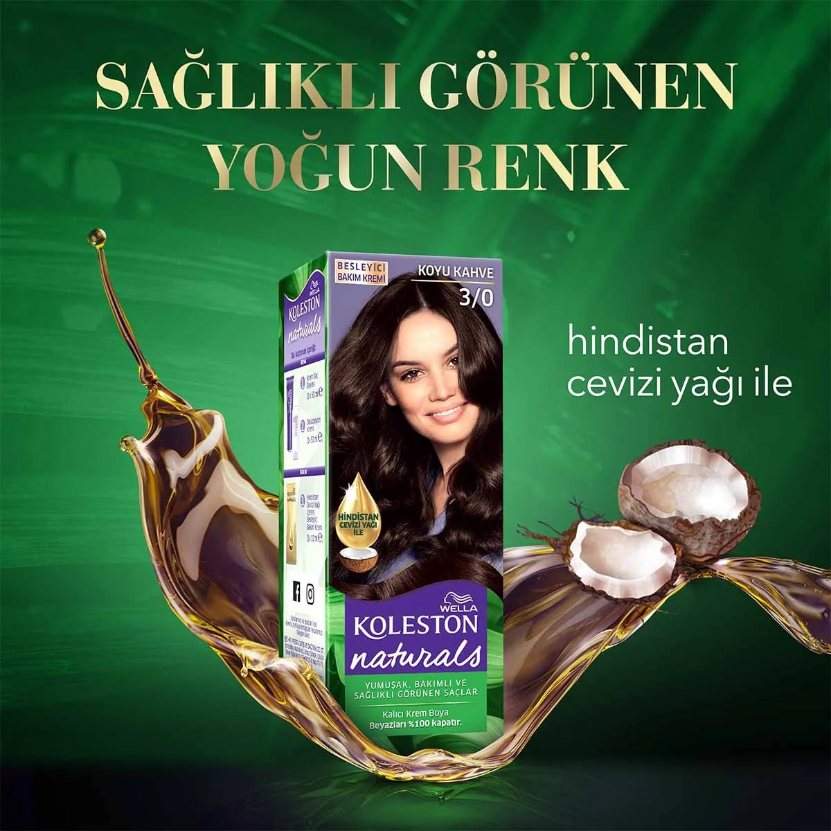 Naturals Saç Boyası Koyu Kahve 3-0




