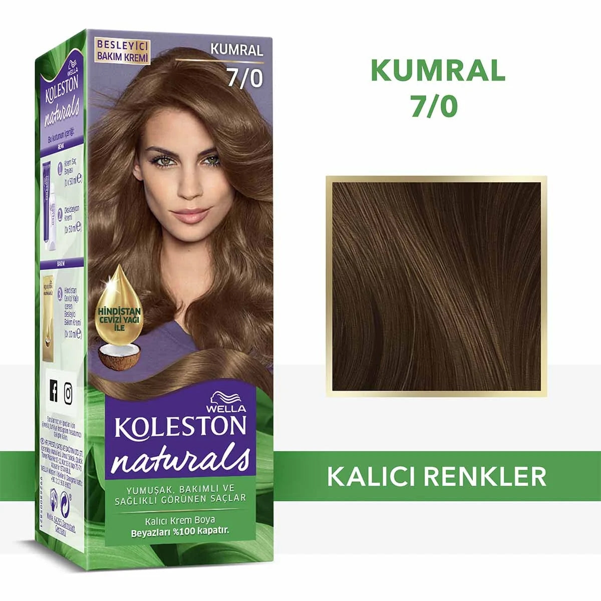 Naturals Saç Boyası Kumral 7-0




