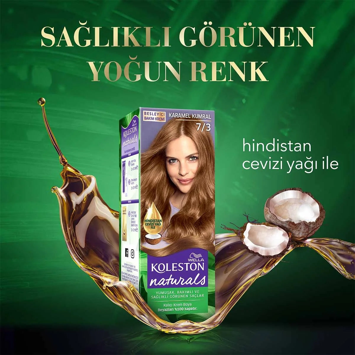 Naturals Saç Boyası Kumral Karamel 7-3




