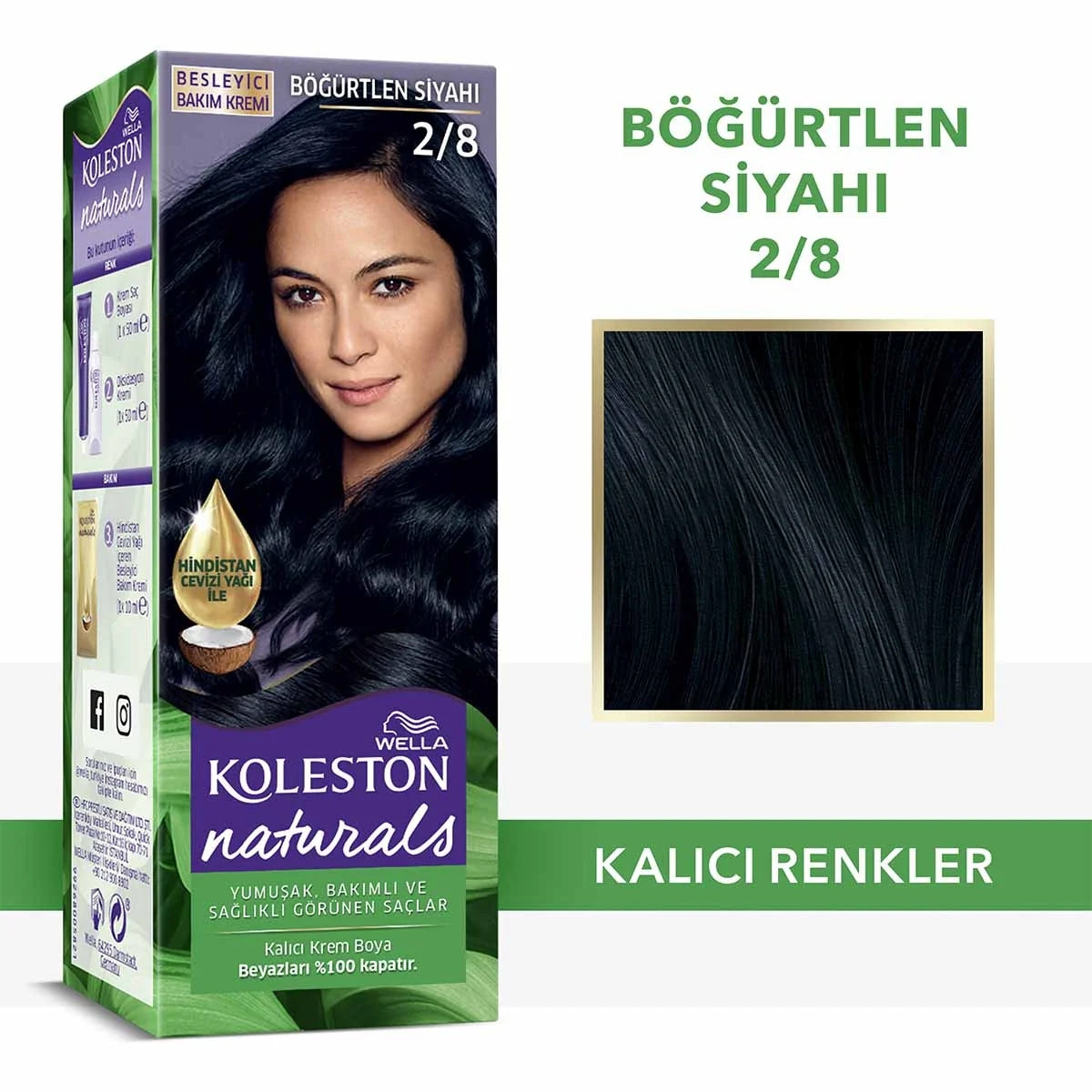 Naturals Saç Boyası Böğürtlen Siyahı 2-8




