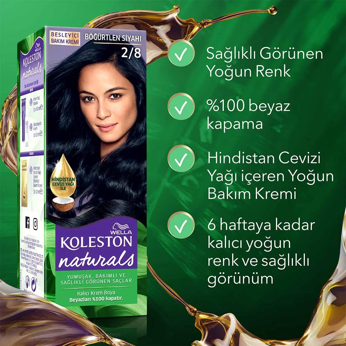 Naturals Saç Boyası Böğürtlen Siyahı 2-8




