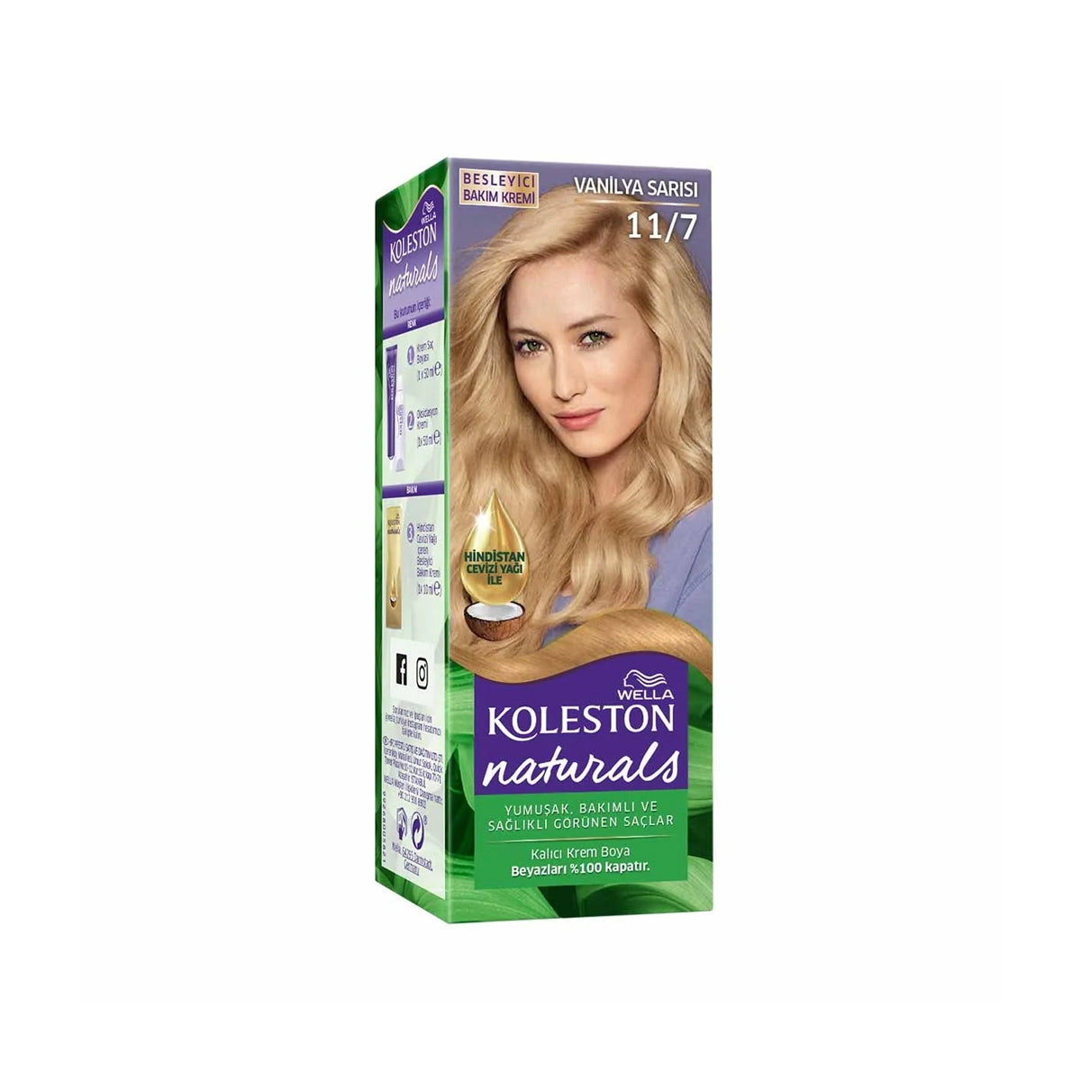 Naturals Saç Boyası Vanilya Sarısı 11-7




