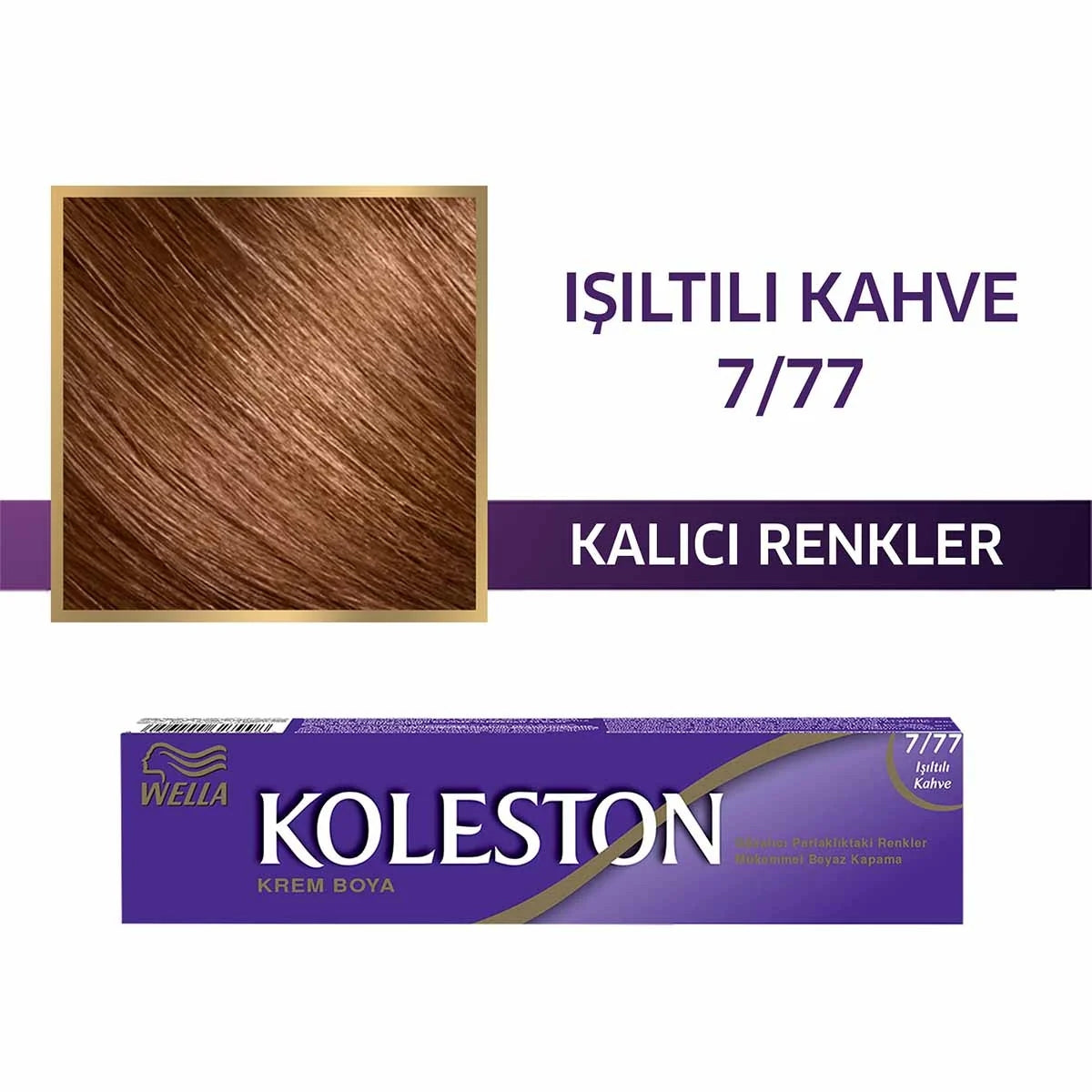 Tüp Boya Işıltılı Kahve 7-77




