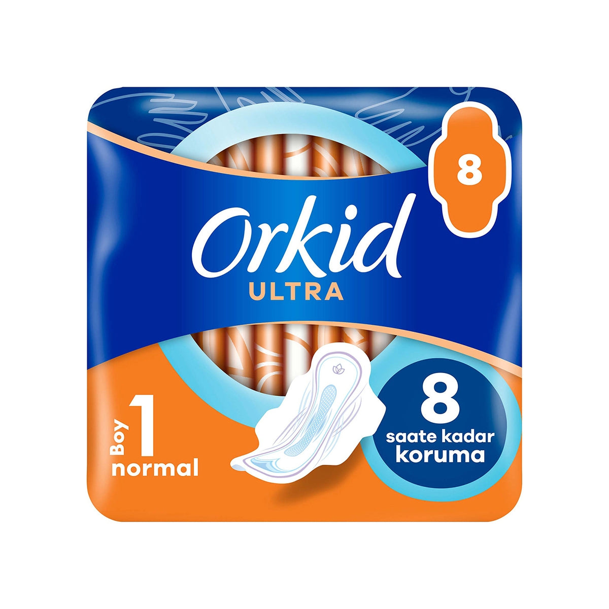 Ultra Extra Hijyenik Ped Normal Tekli Paket 8 Ped