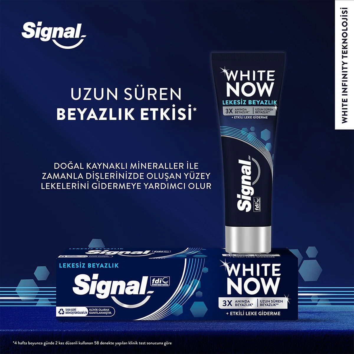 White Now Diş Macunu Lekesiz Beyazlık 75 ml
