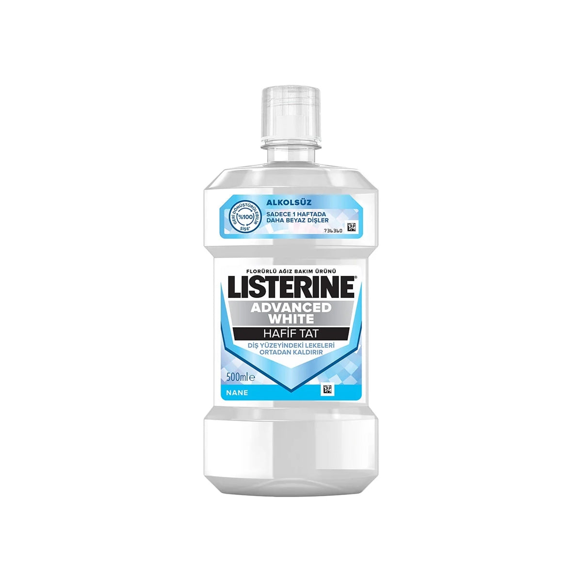 LİSTERİNE Advanced White Nane Aromalı Ağız Bakım Suyu - STD / STD