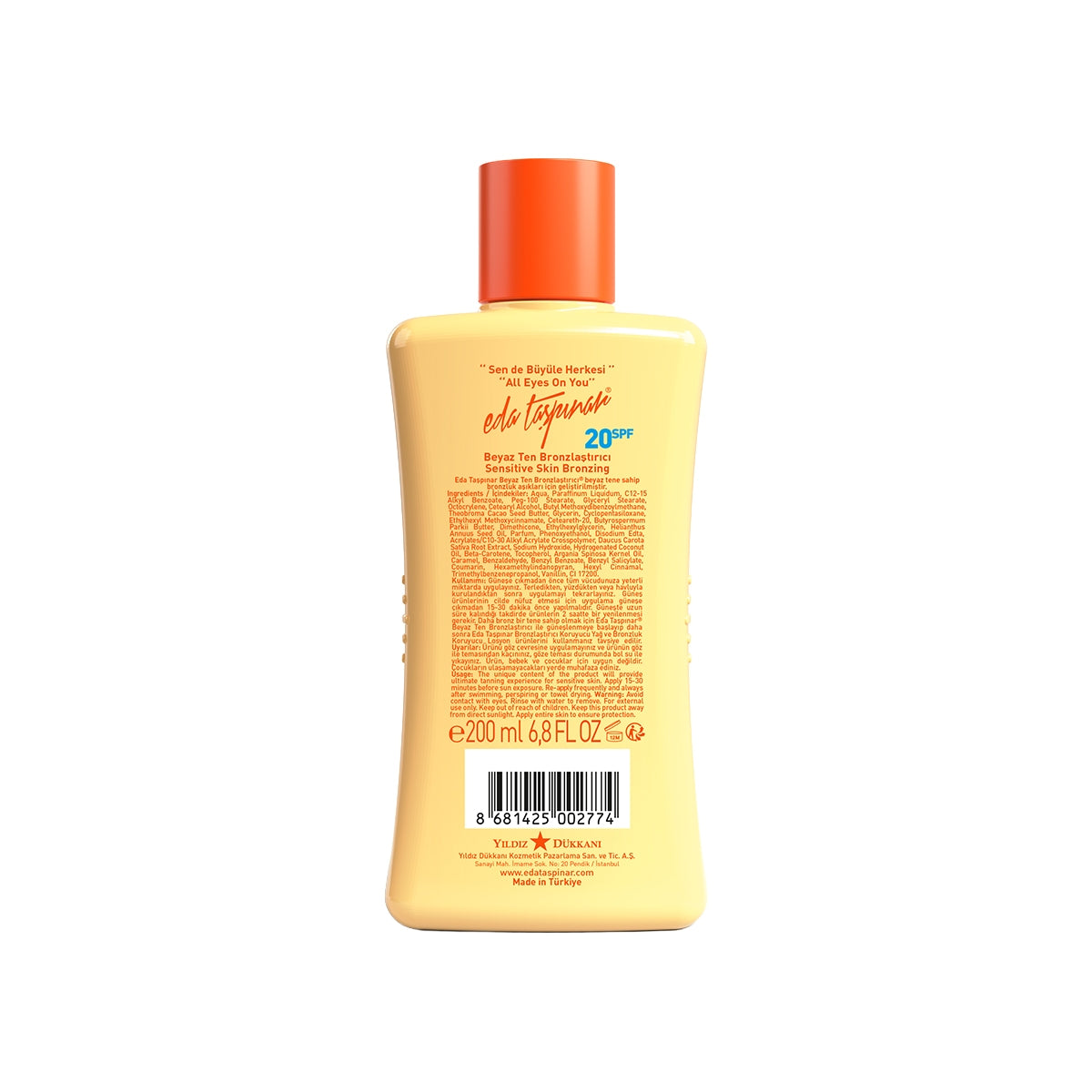 Beyaz Ten Bronzlaştırıcı spf20 200  ml