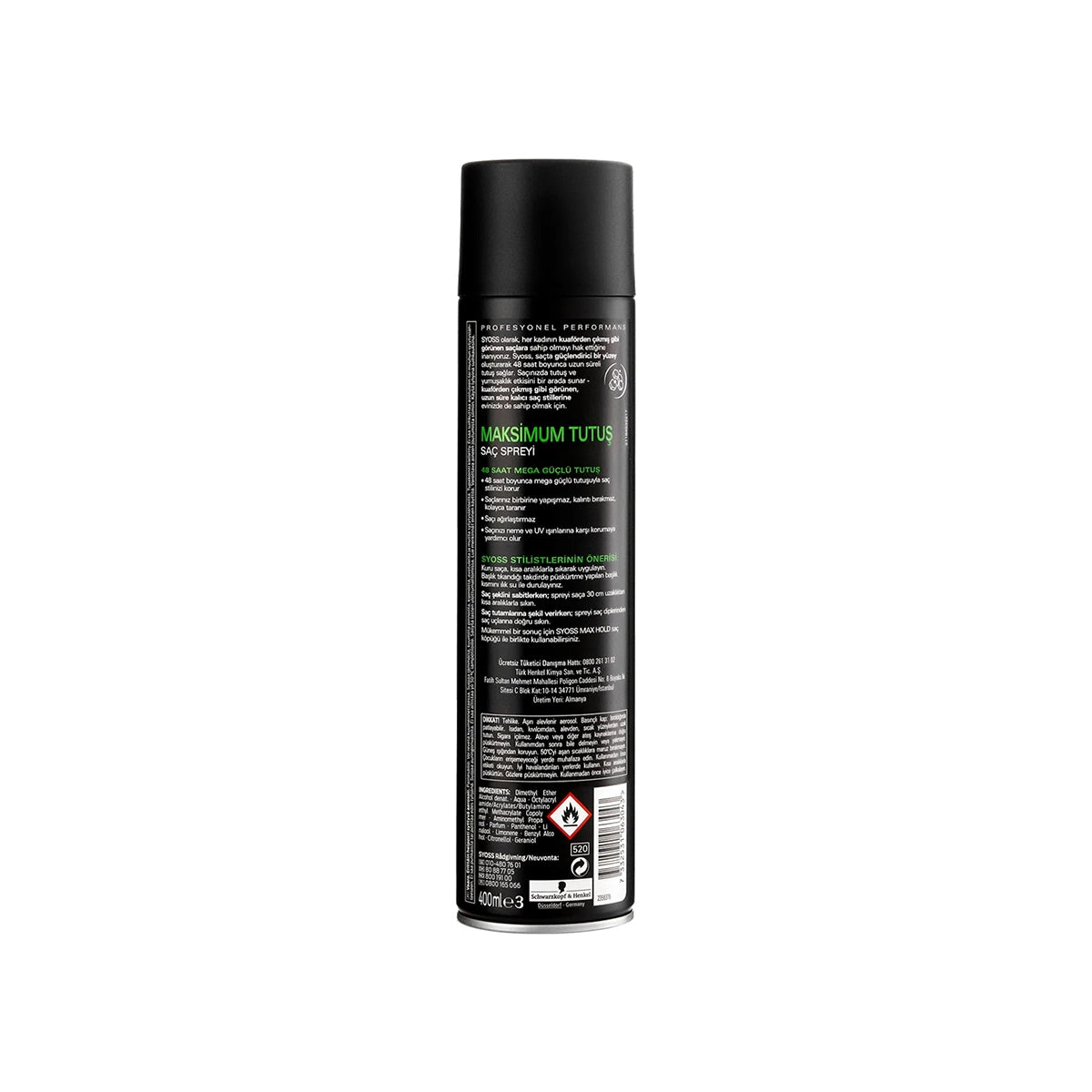 Mega Güçlü Tutuş Saç Spreyi No:5 400 Ml




