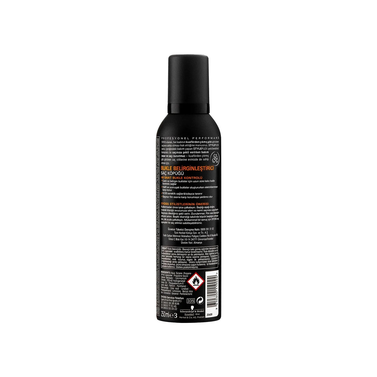 Güçlü Tutuş Saç Köpüğü 250 ml