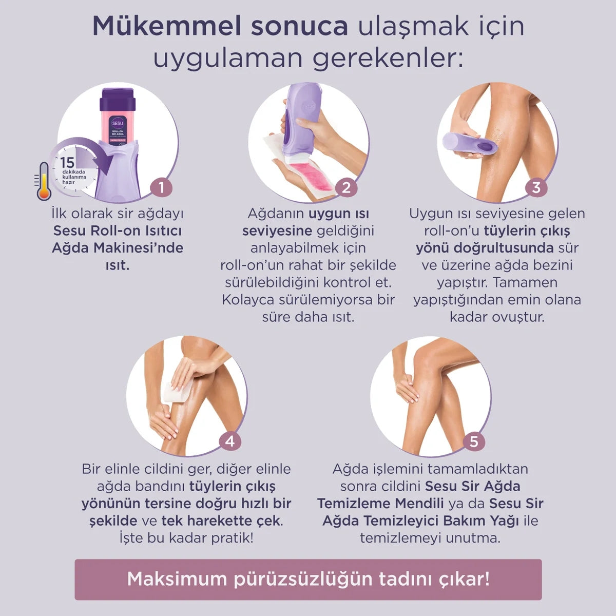 Roll-On Sir Ağda Hassas Ciltler 100 ml




