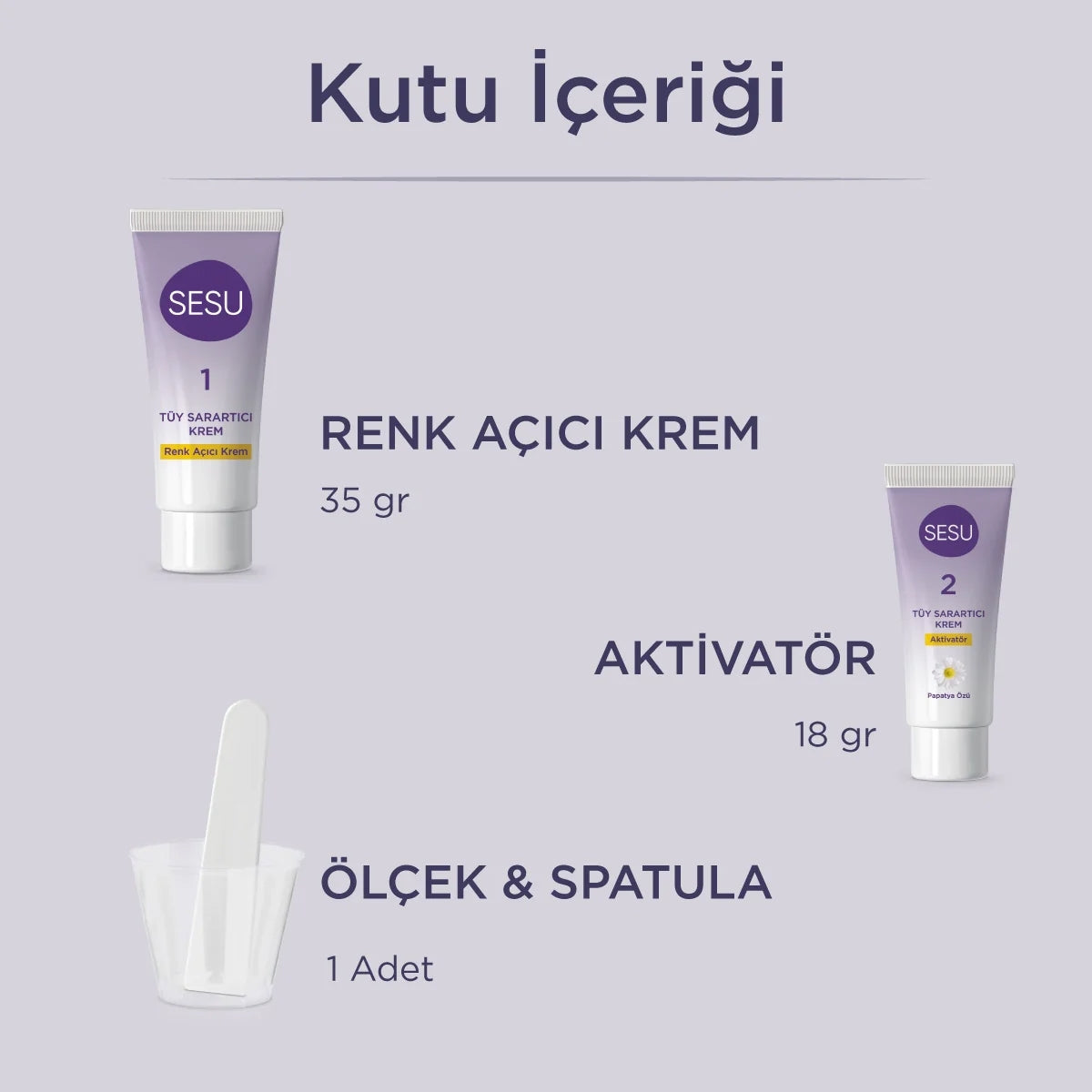 Tüy Sarartıcı Krem 35 Gr +18 Gr





