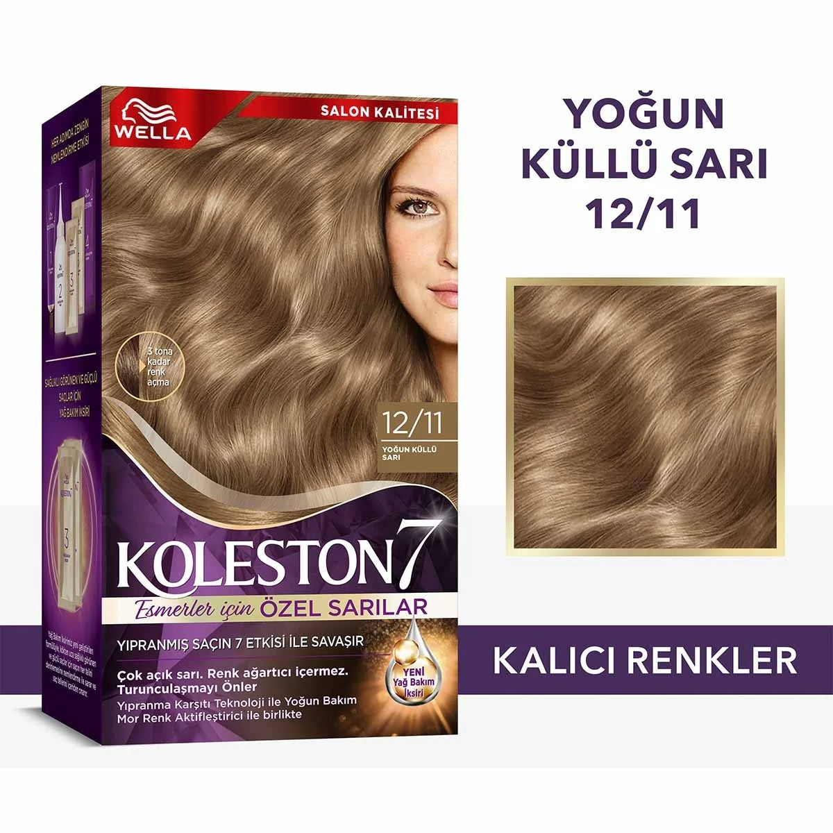 Saç Boyası Ekstra Yoğun Küllü Sarı 12-11




