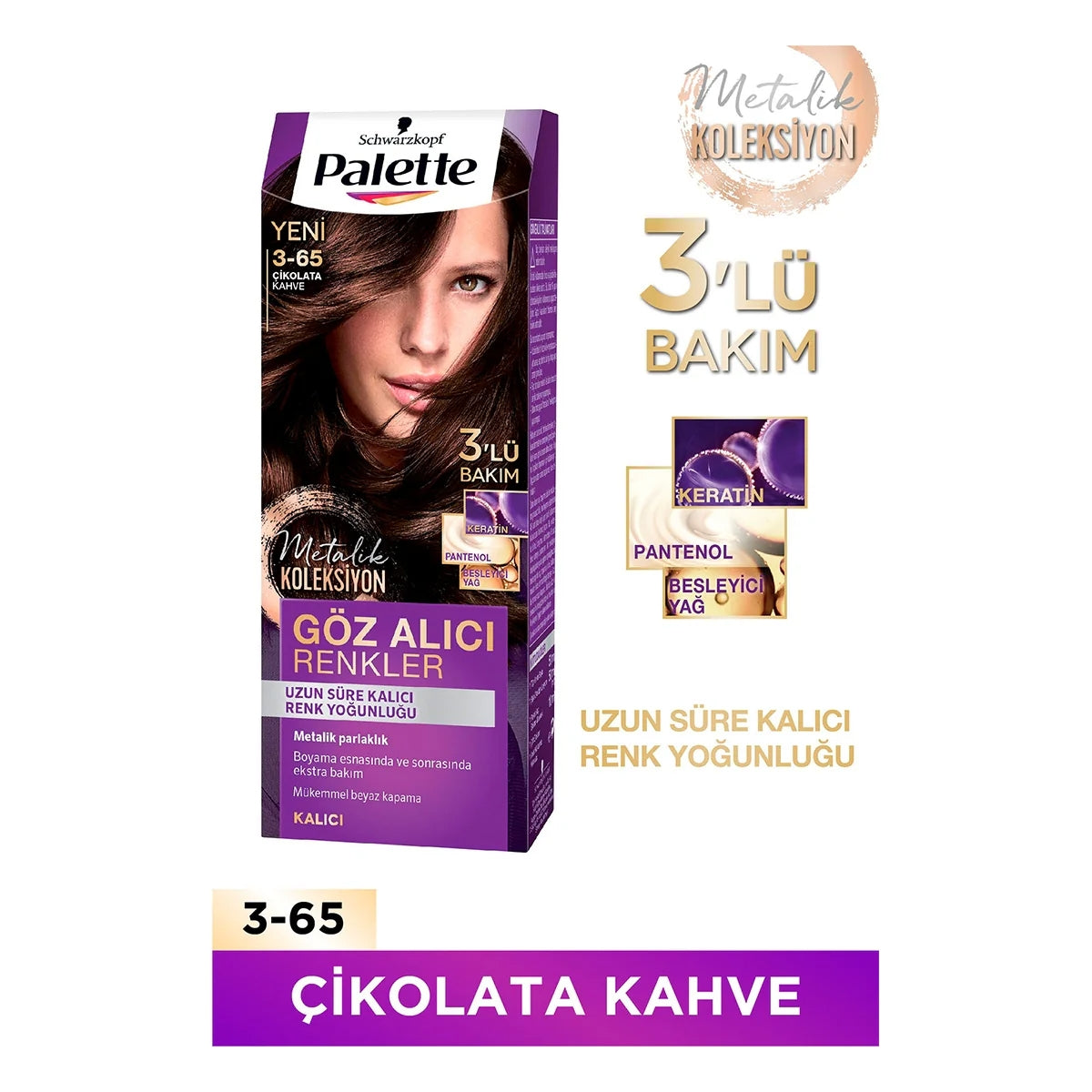 Saç Boyası Çikolata Kahve 3-65




