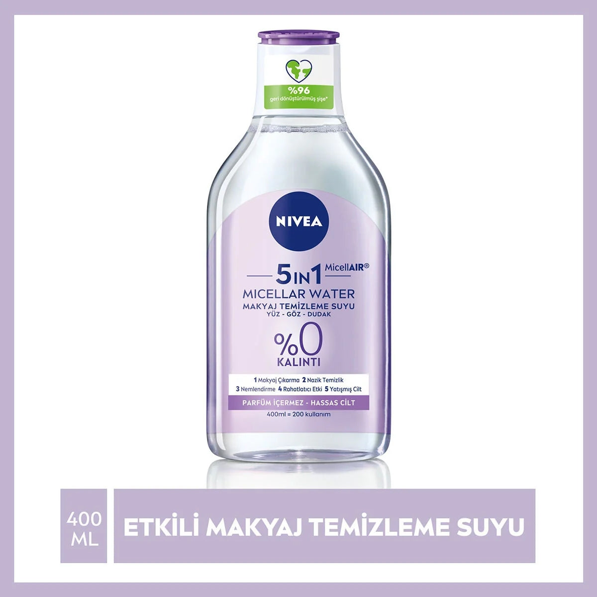 Micellair Makyaj Temizleme Suyu Hassas Ciltler 400 ml




