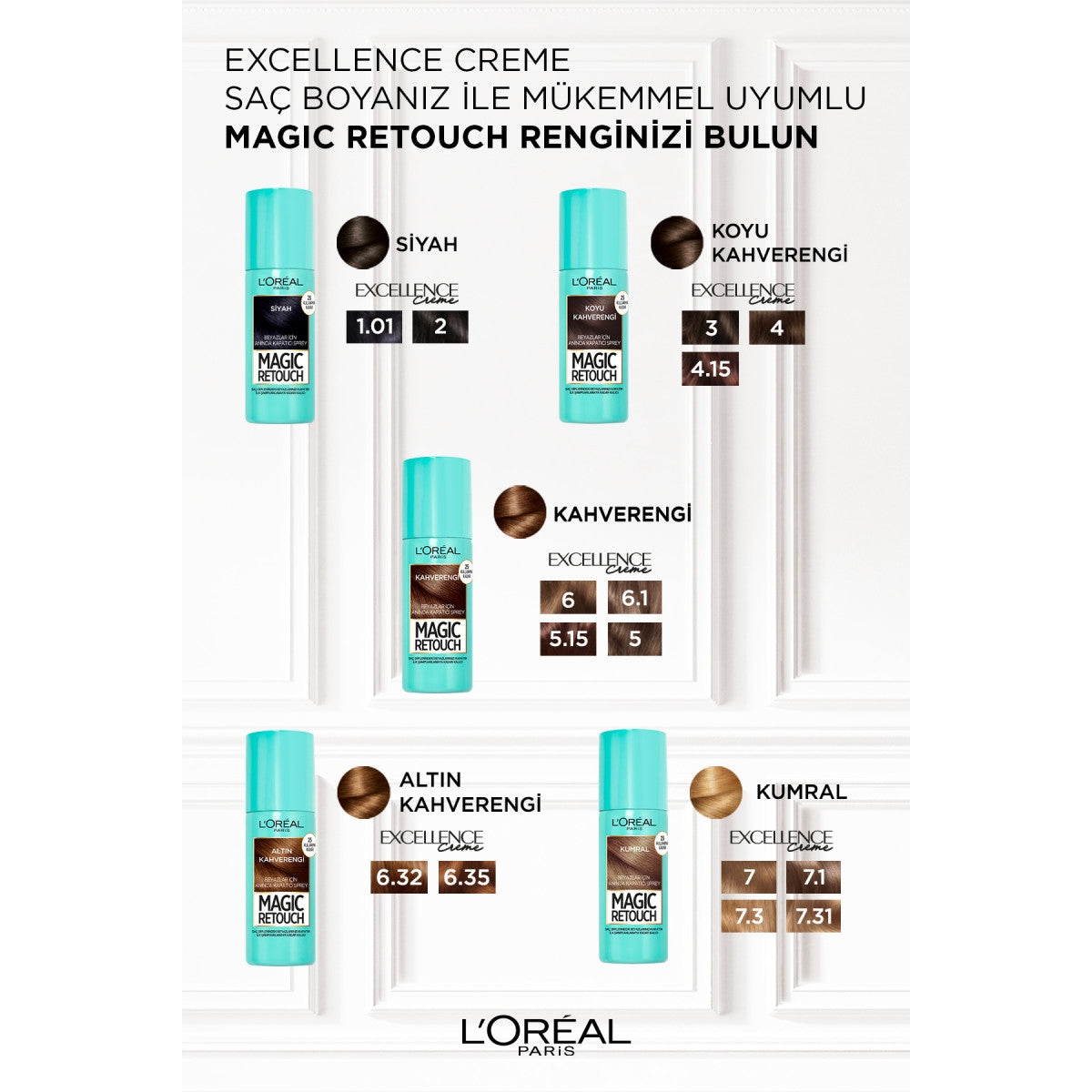 Magıc Retouch Sprey Kumral 75 ml