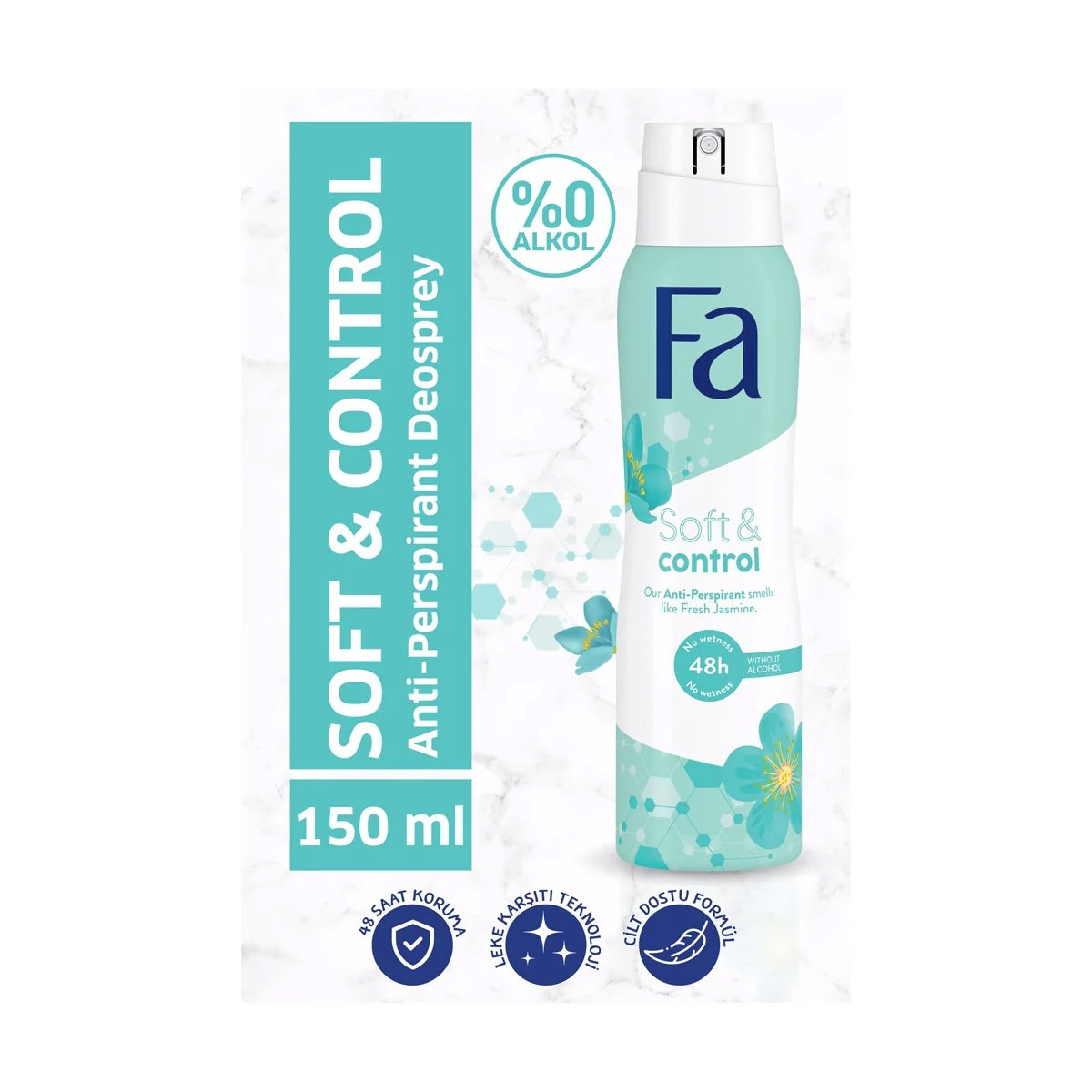 Soft ve Control Kadın Deodorant Sprey 150 ml