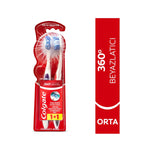 360° Optik Beyaz 1+1 Orta Diş Fırçası