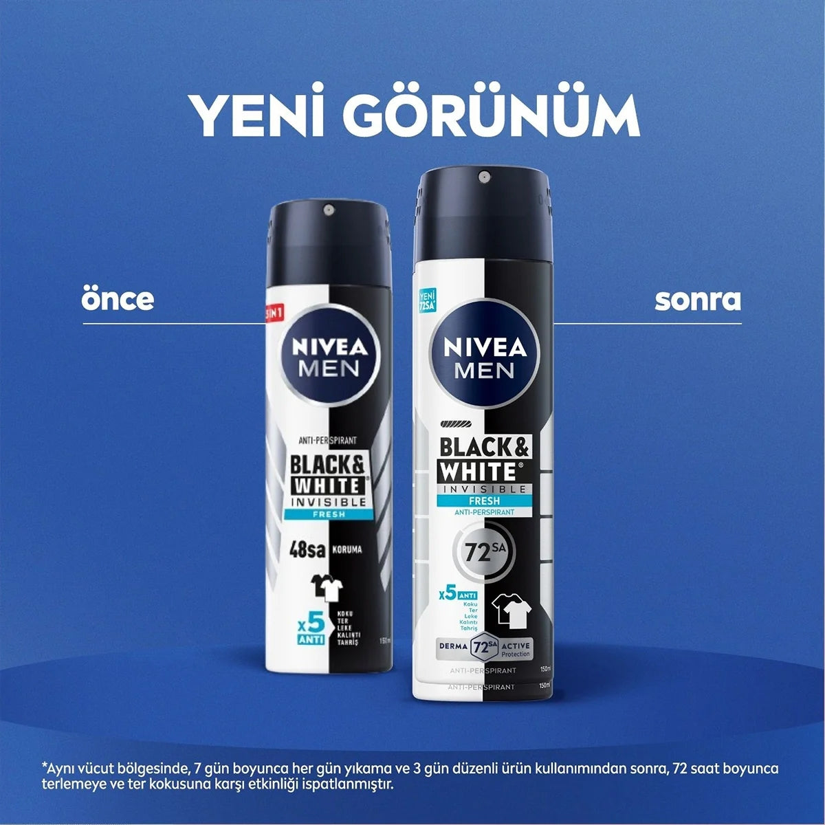 Invisible Black and White Fresh Erkek Deodorant Sprey 150 ml



