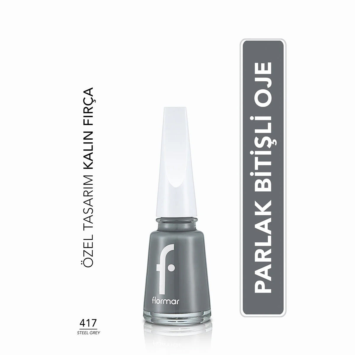 Nail Enamel Steel Gray 417




