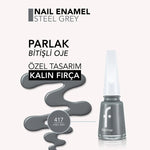 Nail Enamel Steel Gray 417




