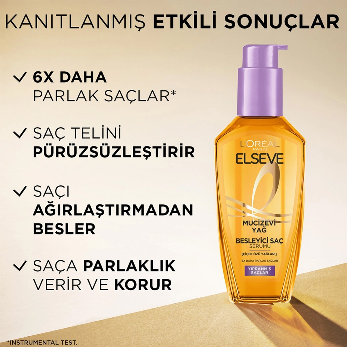 Mucizevi Saç Bakım Yağı Onarıcı 100 ml