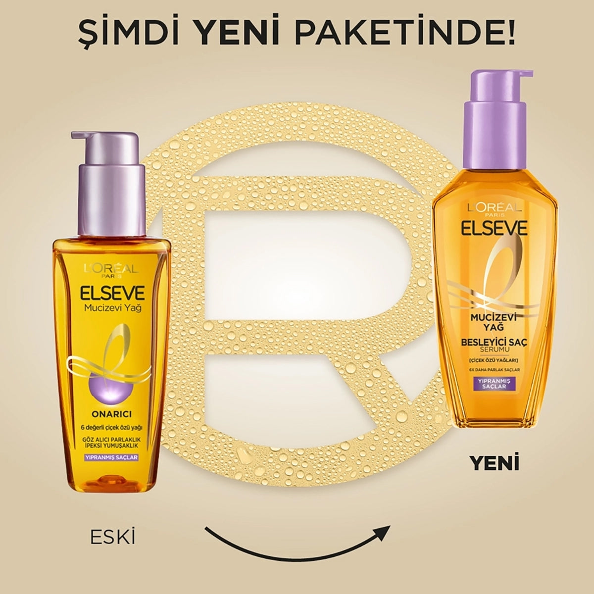 Mucizevi Saç Bakım Yağı Onarıcı 100 ml