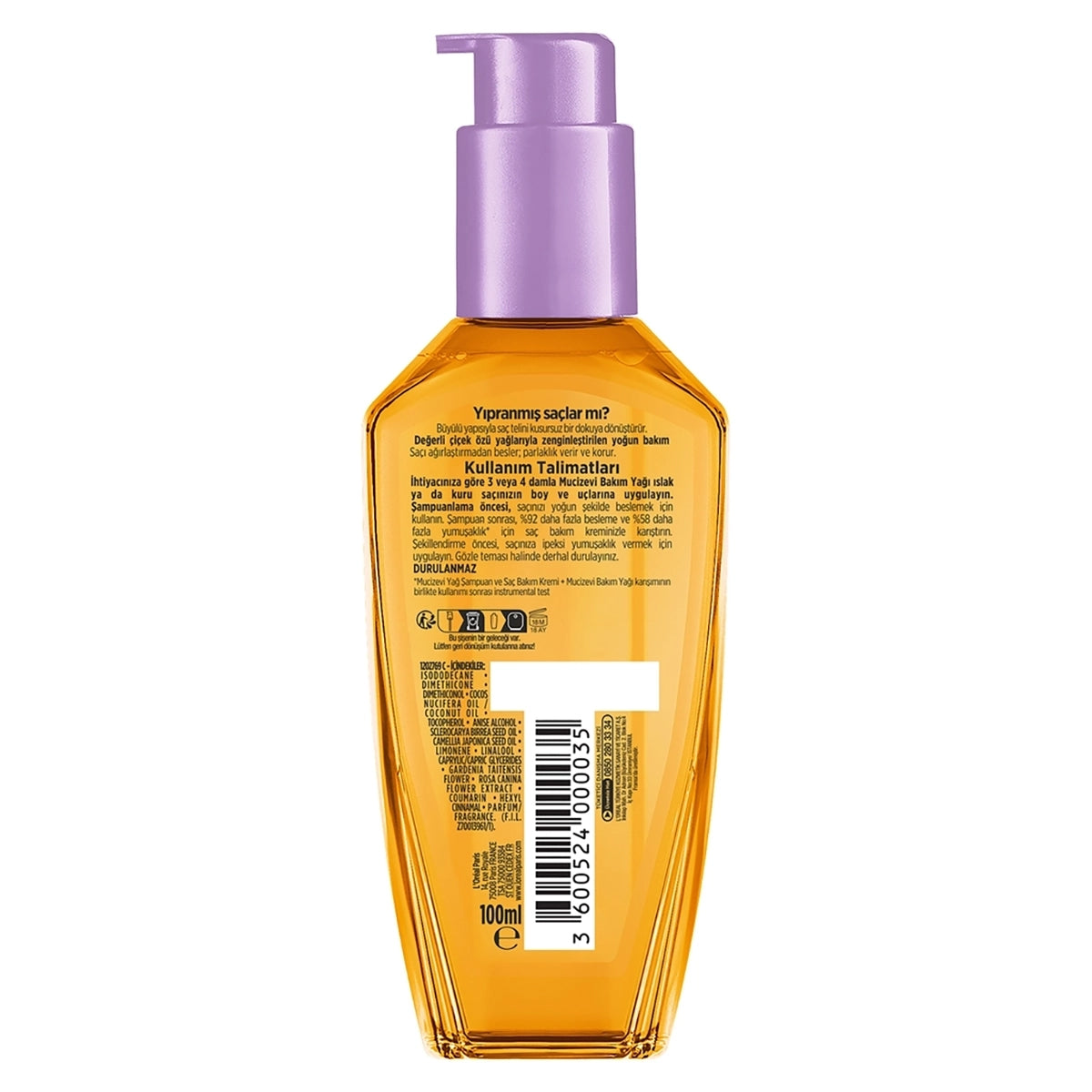 Mucizevi Saç Bakım Yağı Onarıcı 100 ml