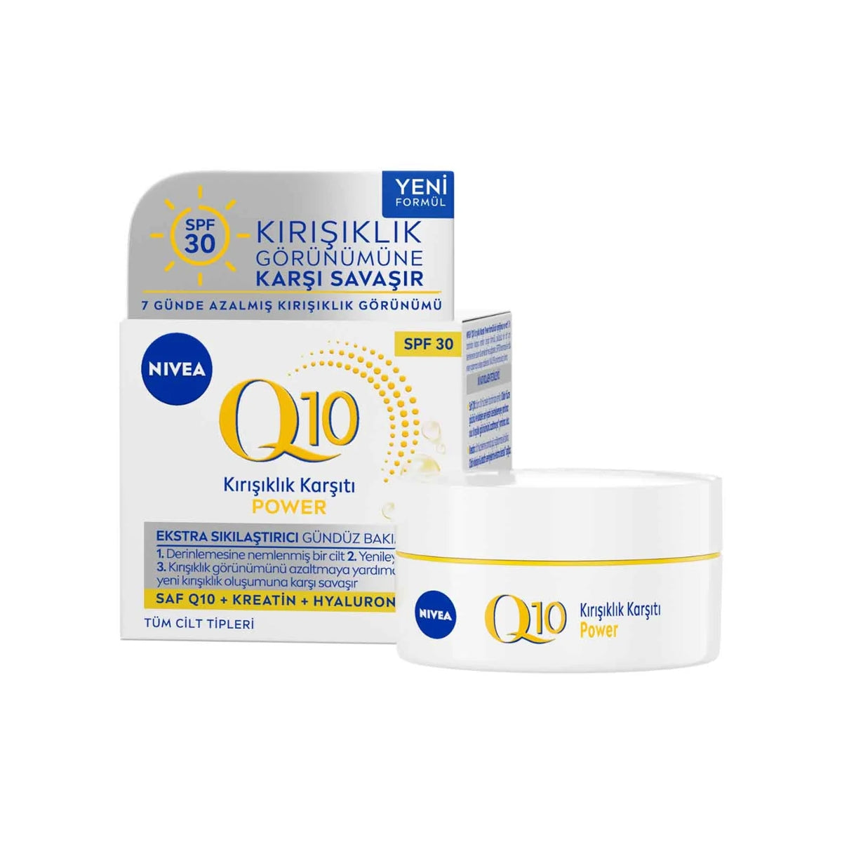 Q10 Power Kırışıklık Karşıtı Ekstra Sıkılaştırıcı Gündüz Yüz Bakım Kremi 50ml