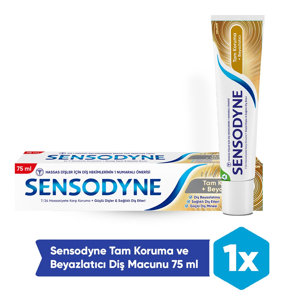 Tam Koruma ve Beyazlatıcı Diş Macunu 75 ml