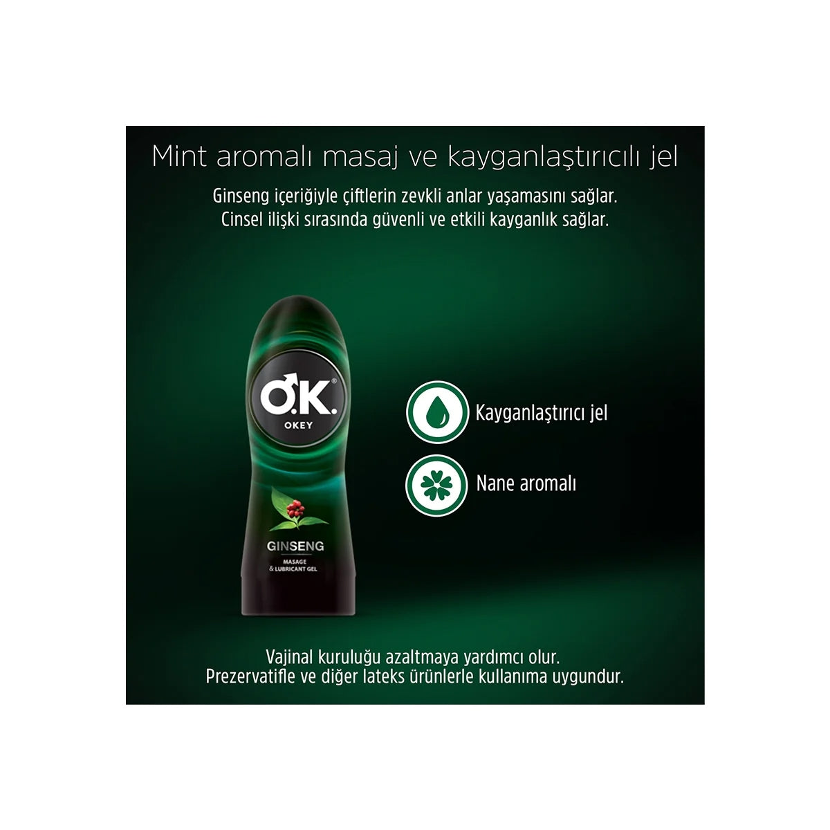 Masaj Jeli ve Kayganlaştırıcı Ginseng 200 ml




