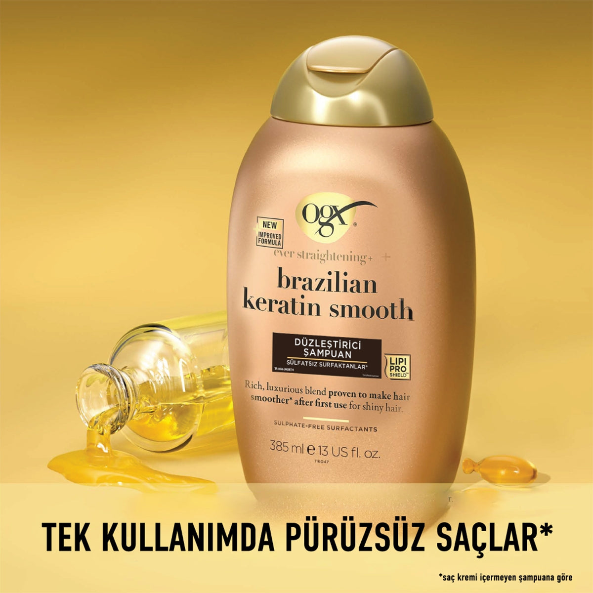 Brazilian Keratin Düzleştirici Şampuan 385 Ml