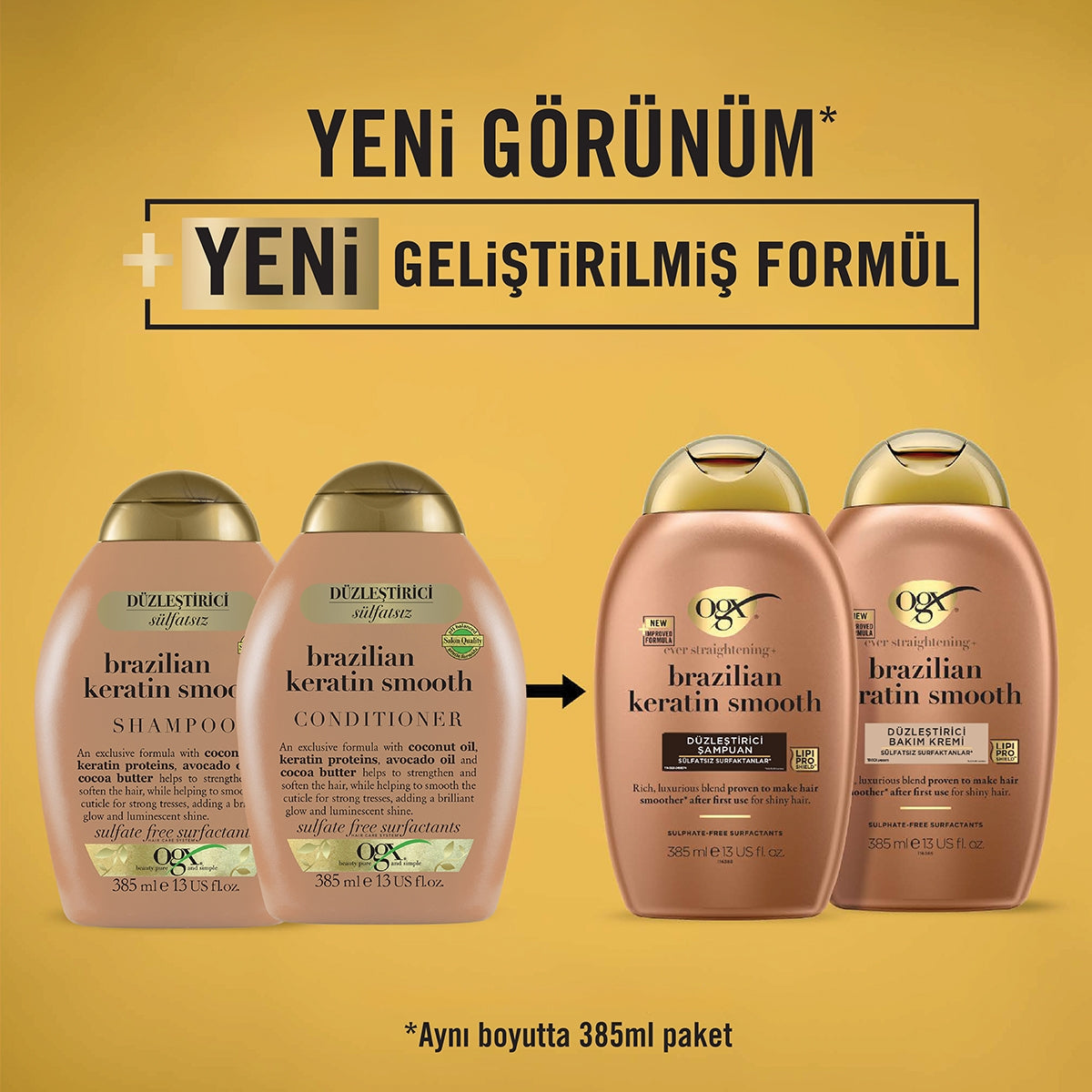 Brazilian Keratin Düzleştirici Şampuan 385 Ml
