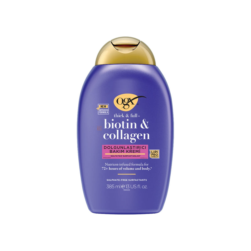 Biotin ve Collagen Dolgunlaştırıcı ve Uzatıcı Saç Bakım Kremi 385 ml