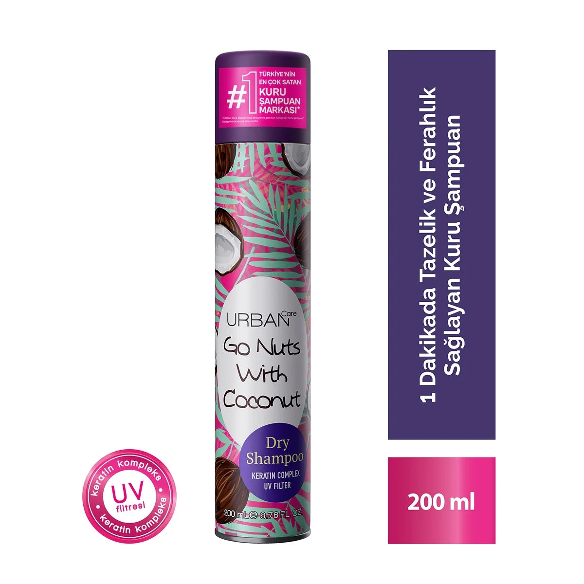 Go Nuts with Coconut Kuru Şampuan 200 ml




