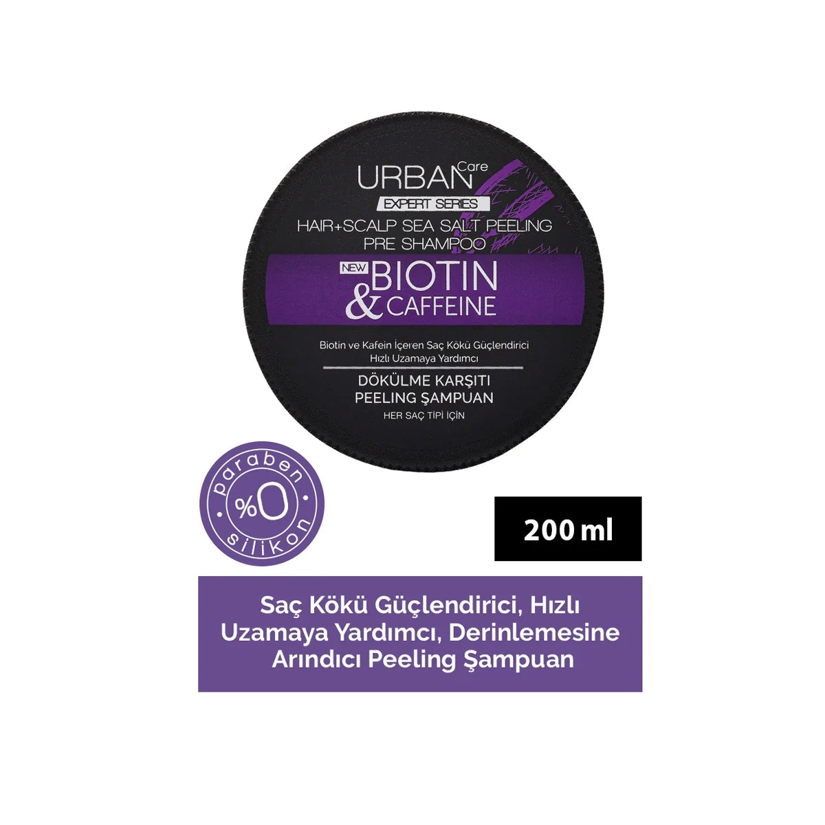 Expert Serisi Biotin ve Kafein Peeling Şampuan 200 gr