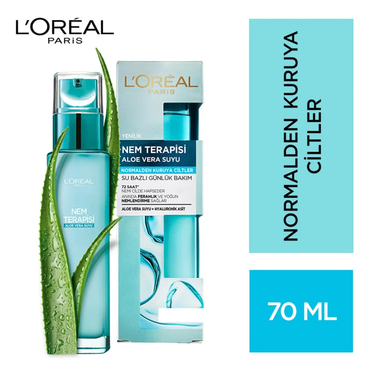 Nem Terapisi Aloe Vera Suyu Bakım Kremi Kuru 70 ml




