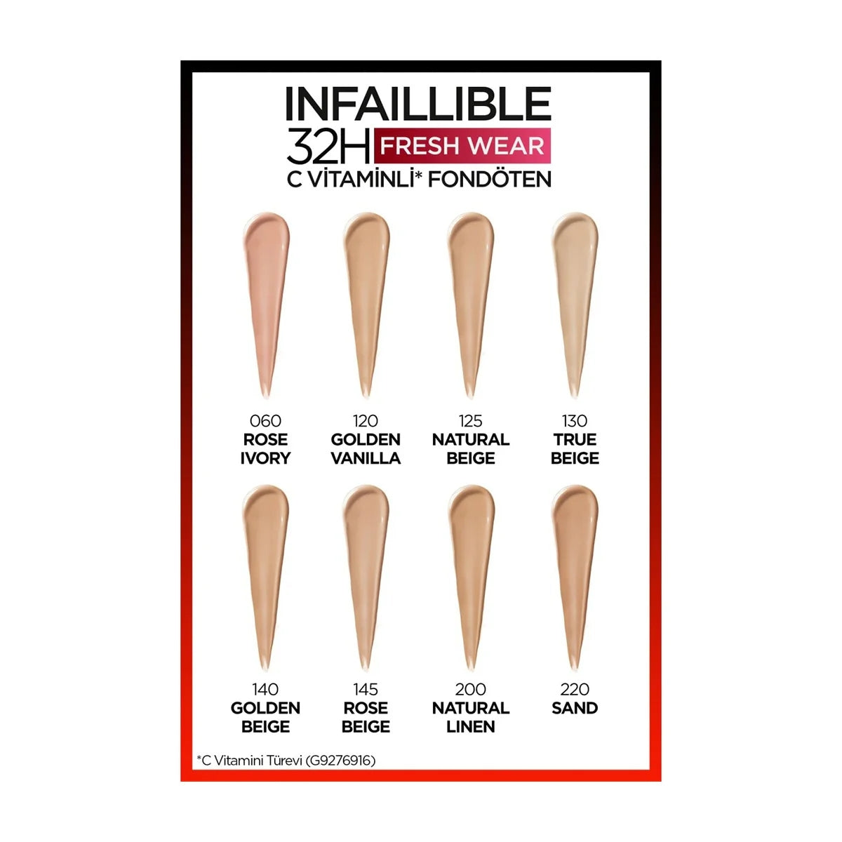Infaillible Fondöten - Natural Beige 125