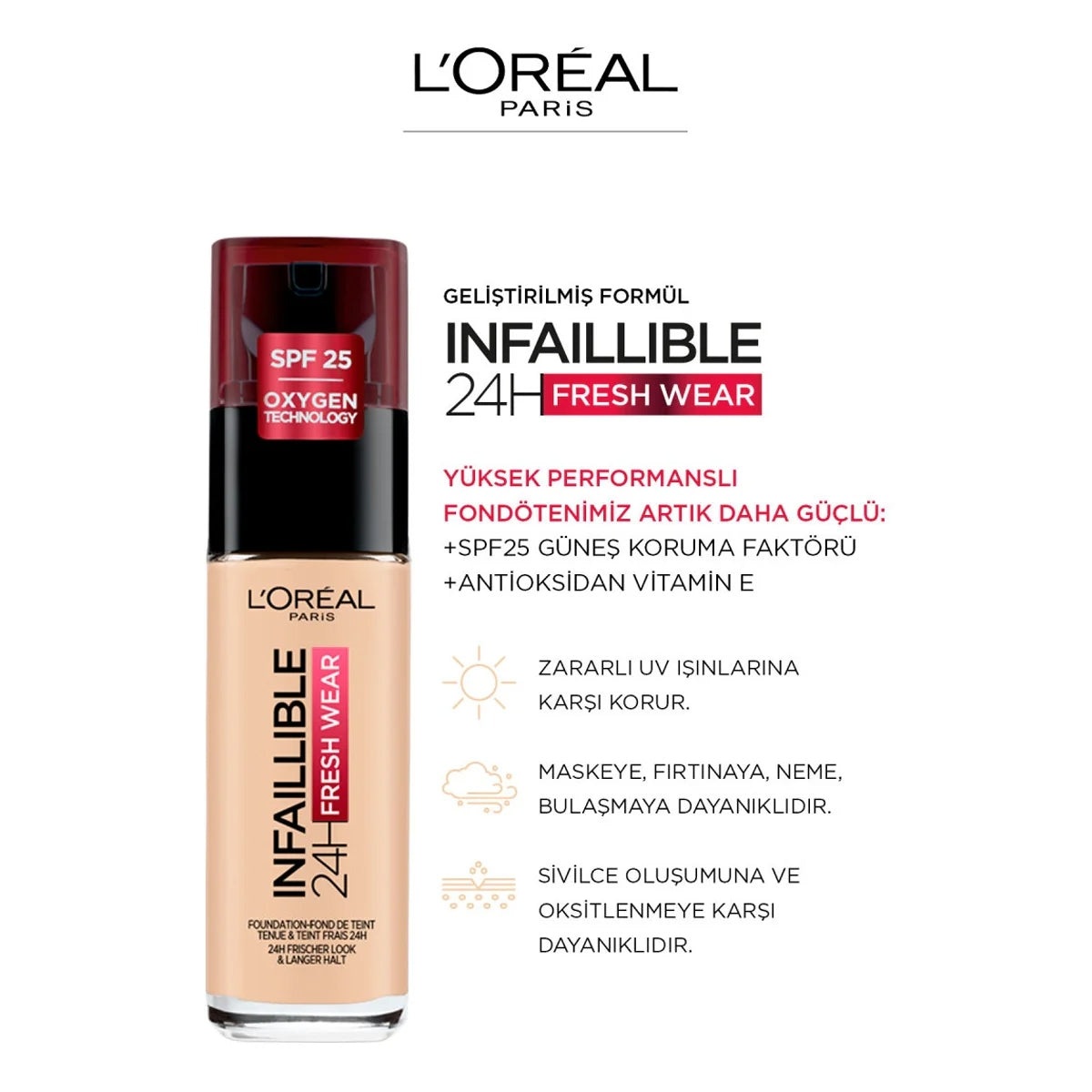 Infaillible Fondöten - Beige Rose 145