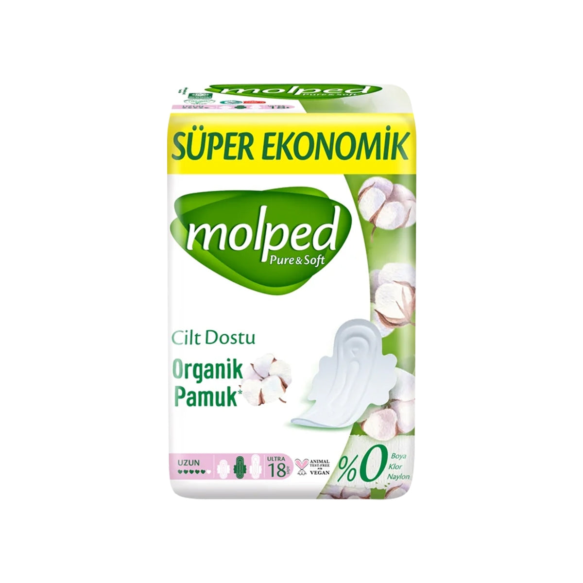 MOLPED Hijyenik Ped Uzun Süper Eko