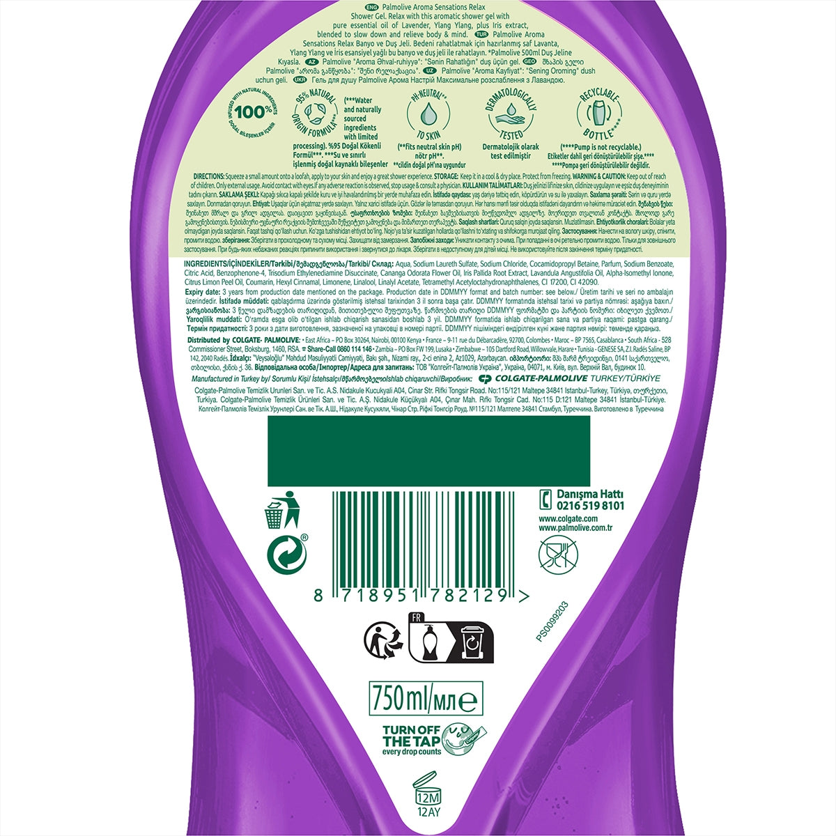 Aroma Sensations So Relaxed Aromatik Duş Jeli 750ml