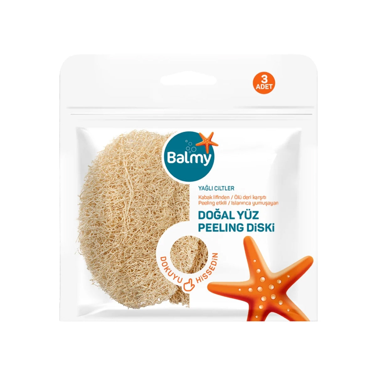 Kabak Yüz Peeling Diski 3'Lü




