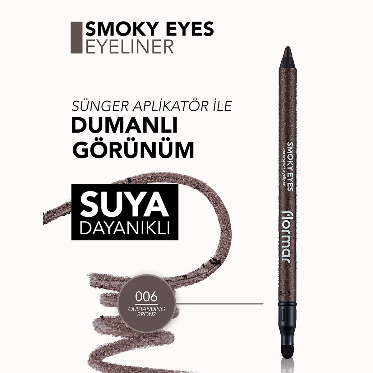 Smoky Eyes Göz Kalemi Outstanding Bronz