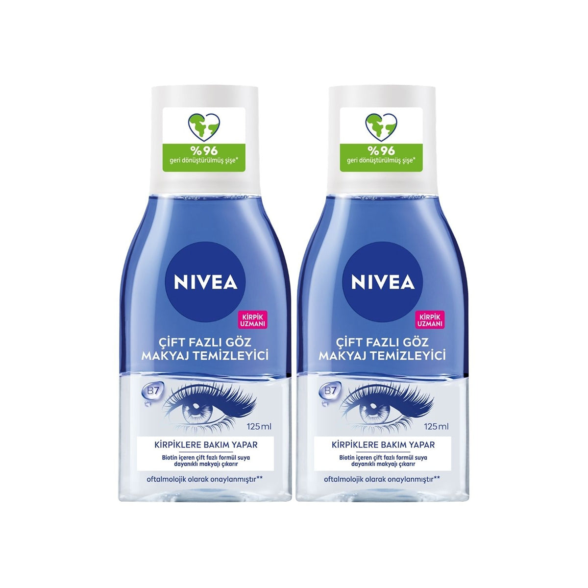 Çift Etkili Makyaj Temizleme Suyu 2X125 ML