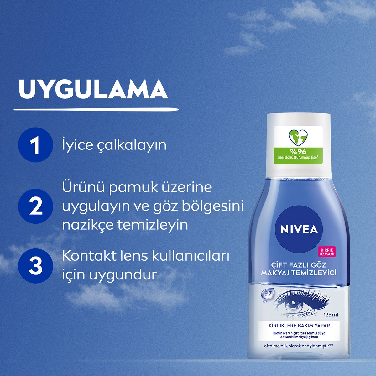 Çift Etkili Makyaj Temizleme Suyu 2X125 ML